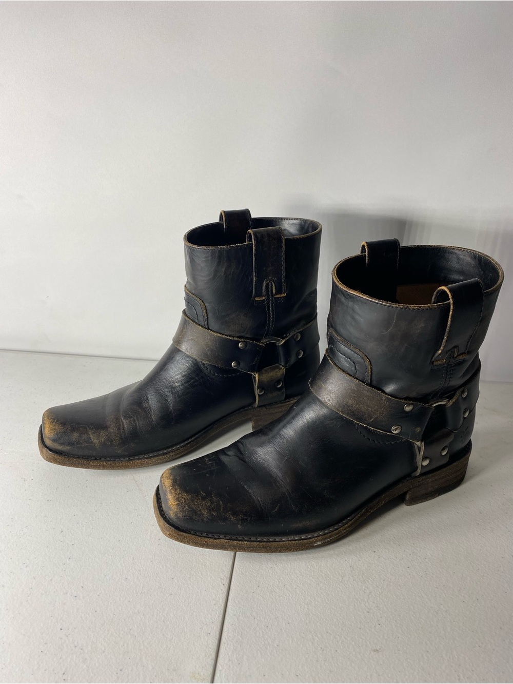 Distressed Frye boots
